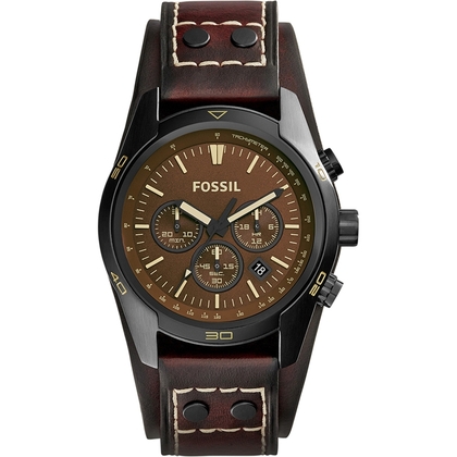 Fossil CH2990 Horlogeband Bruin Leer  