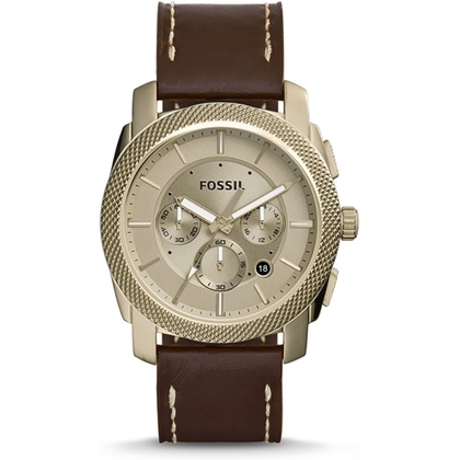 Fossil FS5075 Horlogeband Bruin Leer 