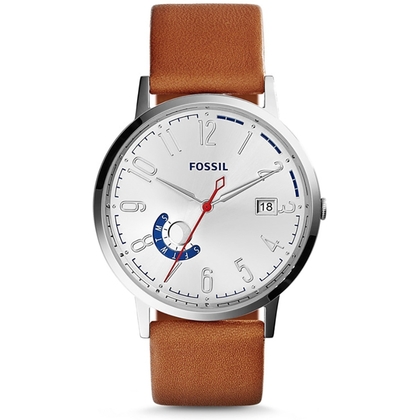 Fossil ES3790 Horlogeband Bruin Leer 