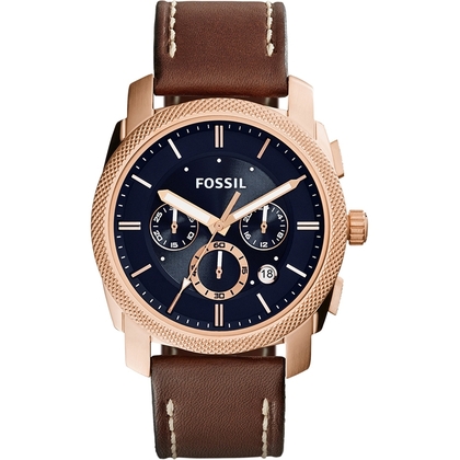 Fossil FS5073 Horlogeband Bruin Leer 