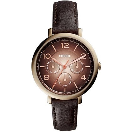 Fossil ES3898 Horlogeband Bruin Leer   