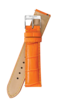 Fromanteel Alligatorgrain Horlogeband Oranje