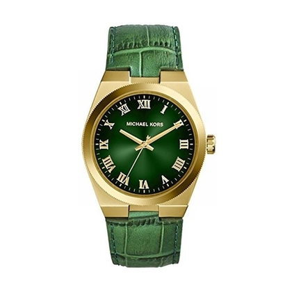 Michael Kors MK2356 Horlogeband Groen Leer  