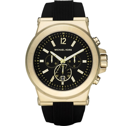 Michael Kors MK8325 Horlogeband Zwart Rubber