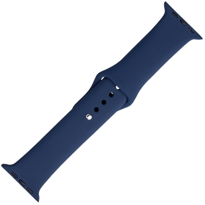 Apple Watch Horlogeband Blauw Silicone Rubber