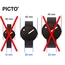 Picto Horlogebandje Wit Rubber - 20mm
