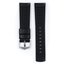 Hirsch Tiger Performance Horlogeband Zwart Leer / Zwart Rubber
