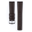 Hirsch Tiger Performance Horlogeband Bruin Leer / Zwart Rubber