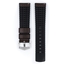 Hirsch Tiger Performance Horlogeband Bruin Leer / Zwart Rubber