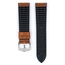 Hirsch James Performance Horlogeband Goudbruin Leer / Zwart Rubber