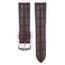 Hirsch Paul Performance Horlogeband Donkerbruin Leer / Zwart Rubber