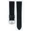 Hirsch Paul Performance Horlogeband Zwart Leer / Zwart Rubber