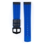 Hirsch Ayrton Performance Horlogeband Zwart Leer / Oceaan Blauw Rubber
