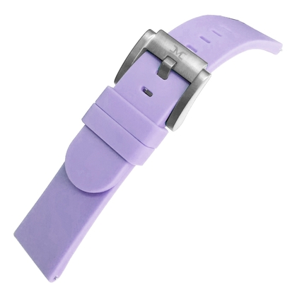 Marc Coblen / TW Steel Silicone Horlogeband Pastel Lavendel 22mm