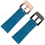 Marc Coblen / TW Steel Horlogeband Blauw Leer Alligator 22mm