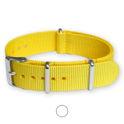 Yellow NATO G10 Military Nylon Strap