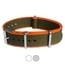 Army Green Orange Seatbelt NATO Deluxe Nylon Strap