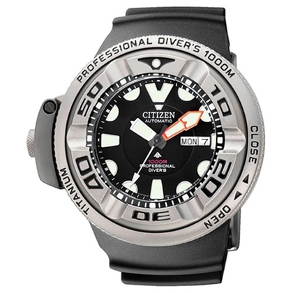 Citizen Promaster AutoZilla NH6934-08FE Horlogeband Zwart 31mm