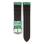 Hirsch Leaf Performance Horlogeband Echt Blad Groen / Bruin Rubber