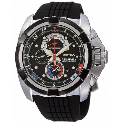 Seiko Velatura Horlogeband Zwart Rubber SPC007P1 SPC041P1 - 26mm