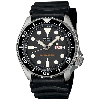 Horlogeband Zwart Rubber SKX013 20mm