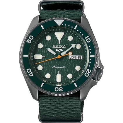 Seiko 5 Sports Horlogeband SRPD77 Groen Nato 22mm 
