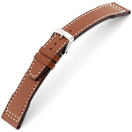 Rios Blizzard Horlogebandje voor IWC Kalfsleer Cognac