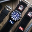 Luminox 3050, 3060, 3080, 3090, 3150, 3950 Velcro Strap Nylon Blue Flag 23mm - FN.3950.24Q