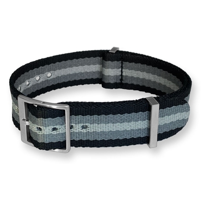 Shades of Gray Special Seatbelt NATO Deluxe Nylon Strap