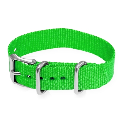 Lichtgroen ZULU NATO Nylon Horlogeband SMALL - 16mm