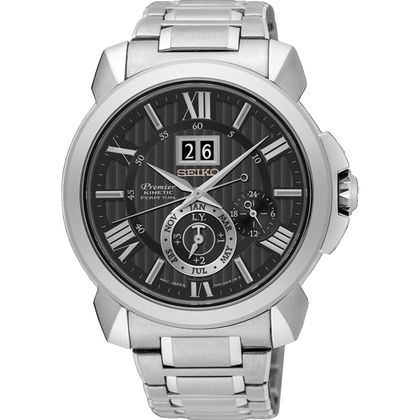 Seiko Premier Horlogeband SNP141 Roestvrij Staal 22mm