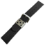 Waffle Strap Rubberen Horlogeband Zwart