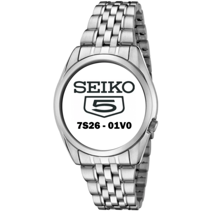 Seiko 5 Horlogeband 7S26-01V0 Type 1 Roestvrij Staal 18mm