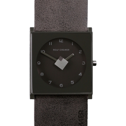 Rolf Cremer Cube 506004 Horlogeband Bruin Grijs Leer 32mm