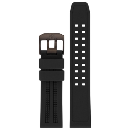 Luminox 8050 8150 8250 8350 Series Horlogeband Zwart Rubber - FP.8050.20B