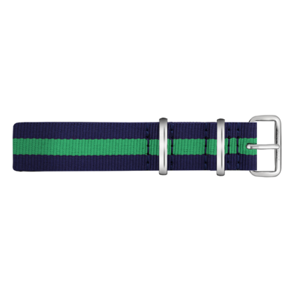 Paul Hewitt NATO Horlogeband Marineblauw Groen met Stalen Gesp 20mm