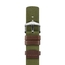 Hirsch Rebel Artisan Horlogeband Nylon / Zadelleer NATO Stijl Groen