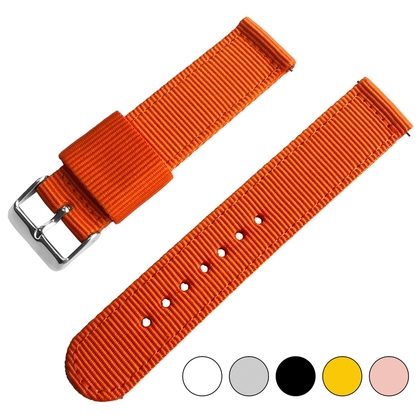 Orange Two Piece RAF NATO Nylon Strap