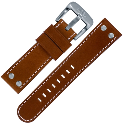 TW Steel Horlogeband Cognac Kalfsleer 22mm