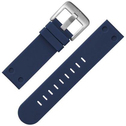 TW Steel Horlogebandje Donkerblauw Rubber 22mm