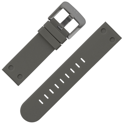 TW Steel Horlogebandje Grijs Rubber 22mm