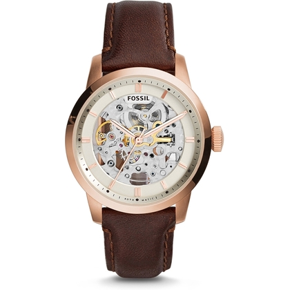 Fossil ME3078 Horlogeband Bruin Leer   