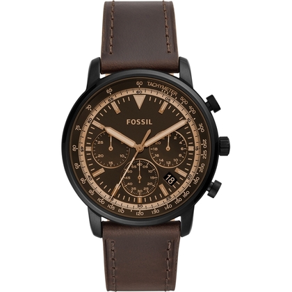Fossil Goodwin FS5529 Horlogeband Bruin Leer