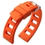 ISOfrane Style Horlogebandje Silicone Rubber Oranje
