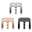 Horlogeband voor Apple Watch Camel Leer Wit Stiksel 22mm