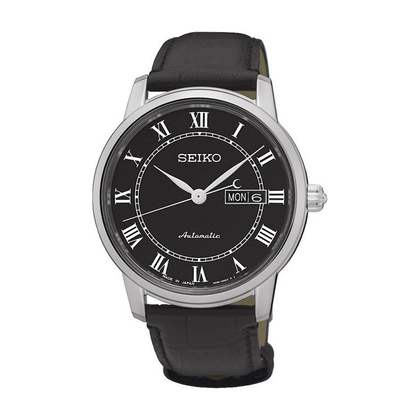 Seiko Presage Automatic Horlogeband SRP765 Zwart Leer