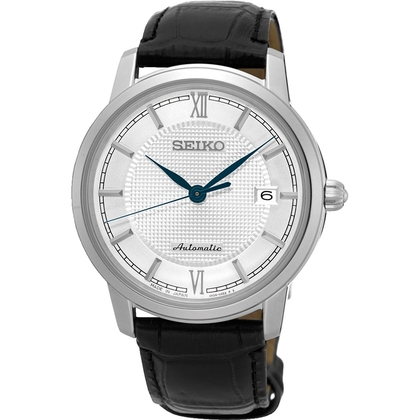 Seiko Presage Automatic Horlogeband SRPA13 Zwart Leer