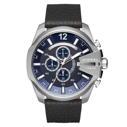 Diesel DZ4423 Horlogeband Zwart Leer