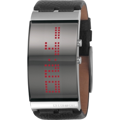 Diesel DZ7092 Horlogeband Zwart Leer 