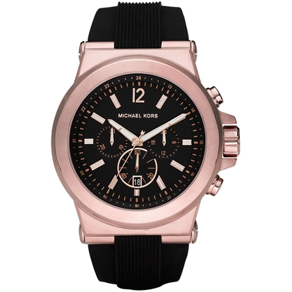 Michael Kors MK8184 Horlogeband Zwart Rubber